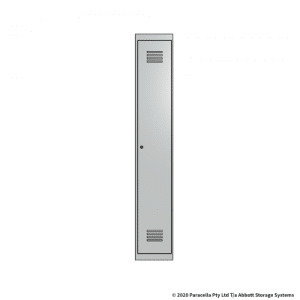 White 1 Door Locker 1800H x 300W x 450D Single