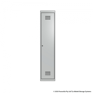 White 1 Door Locker 1800H x 375W x 450D Single