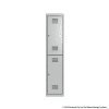 White 2 Door Locker 1800H x 375W x 450D Single