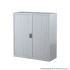 Tambour Door Cabinet 1340H x 1200W x 460D Grey