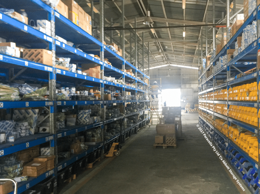 Sandvik Racking - Warehouse Racking Before