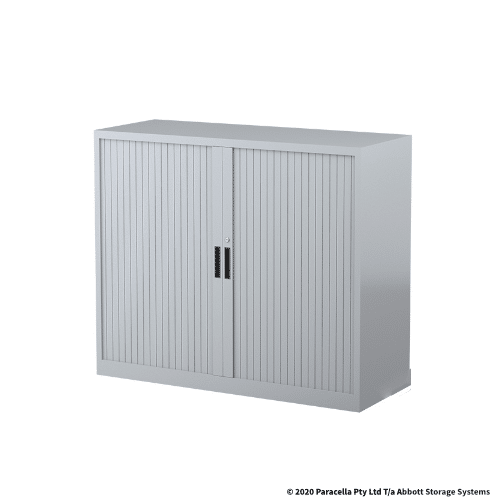 Tambour Door Cabinet 1020H x 1200W x 500D Grey
