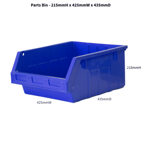 PL30310 Parts Bin Metro 425w x 435d x 215h Blue