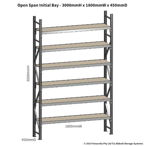 Open Span OS42750 3000H 1800W 450D Particle Board Initial