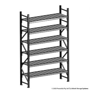 3000H 1800W 600D Steel Shelf Panels Initial