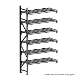 3000H 1500W 600D Steel Shelf Panels Add-On