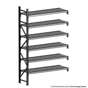 3000H 1800W 600D Steel Shelf Panels Add-On