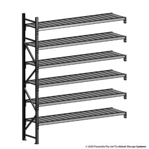 3000H 2400W 600D Steel Shelf Panels Add-On