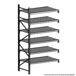 Open Span OS43101 3000H 1500W 900D Steel Shelf Panels Add-On Bay