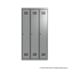 Grey 1 Door Locker 1800H x 300W x 450D Bank of 3