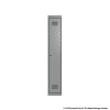 Grey 1 Door Locker 1800H x 300W x 450D Single