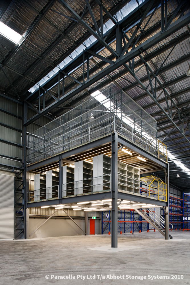 TNT Australia - Warehouse Storage Solution - Structural Raised Storage Area