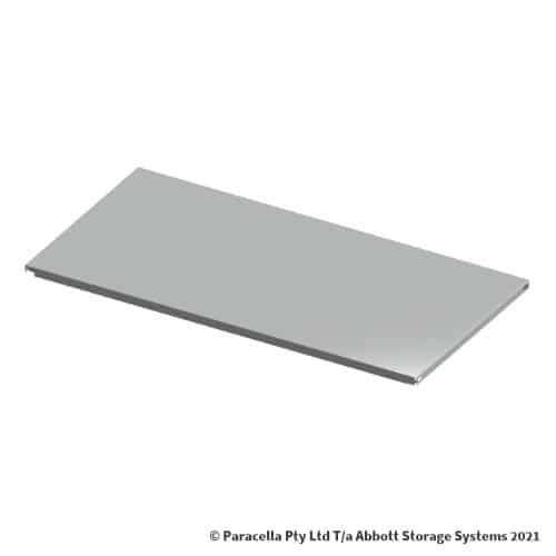 RU33410 - Rolled Upright Shelf 1200W x 600D - Grey PC