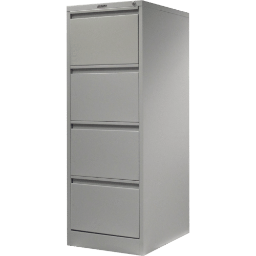 CB2511GY - Filing Cabinet 4 Drawer 1320H x 470W x 620D Grey