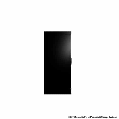 CB2601BK - Storage Cabinet 1016H x 915W x 457D 4 Shelf Black - Side View
