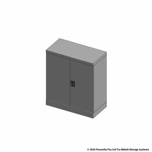 CB2601GY - Storage Cabinet 1016H x 915W x 457D 4 Shelf Grey