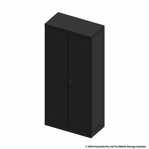 CB2611GR - Storage Cabinet 1950H x 915W x 457D 4 Shelf Graphite Ripple