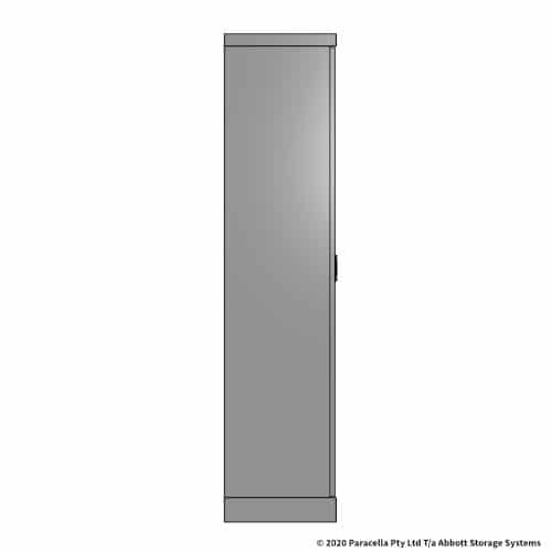 CB2611GY - Storage Cabinet 1950H x 915W x 457D 4 Shelf Grey - Side View