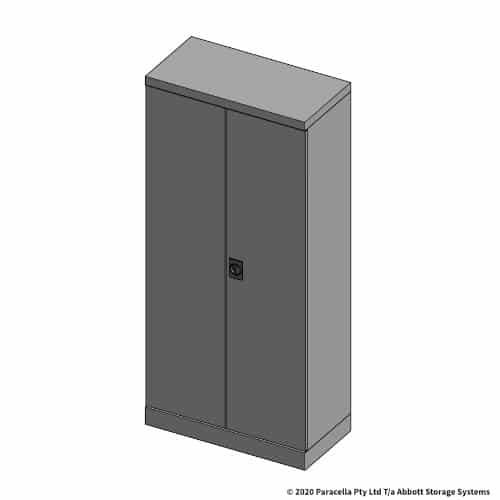 CB2611GY - Storage Cabinet 1950H x 915W x 457D 4 Shelf Grey