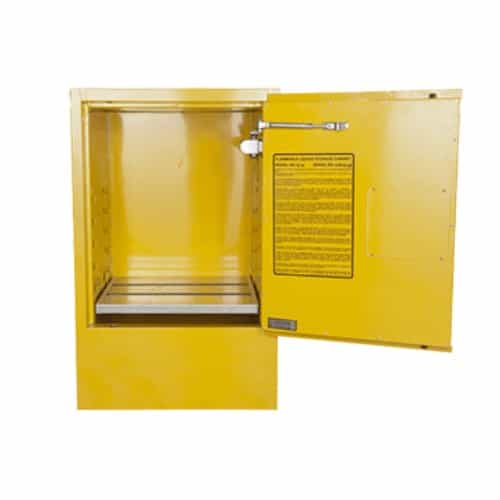 CB31100 - Flammable Storage Cabinet 30L - Door Open