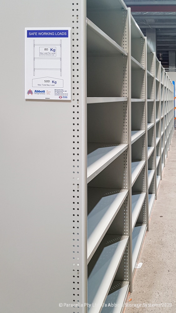 Remote Control Technologies (RCT) - Rolled Upright Shelving Shelf Levels