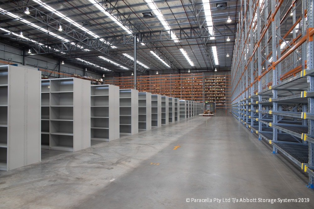 Winc - Rolled Upright Shelving Fitout
